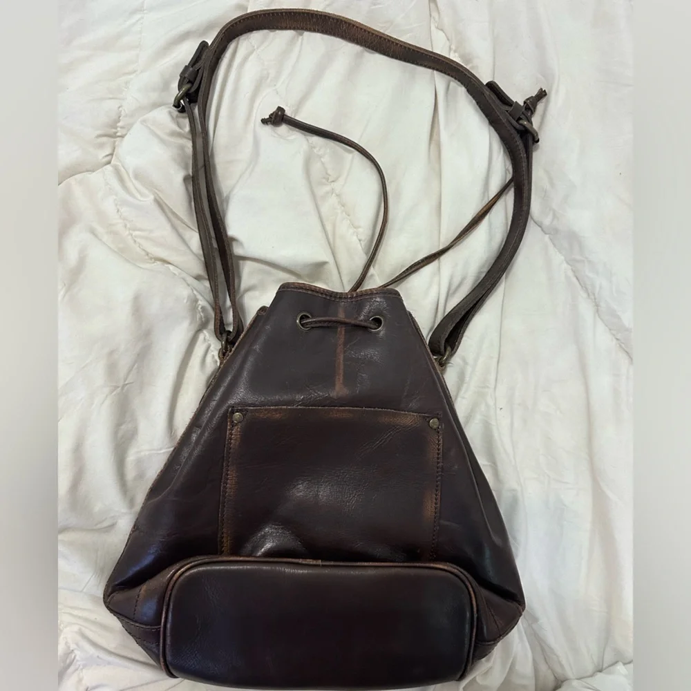 Patricia Nash Brown Leather Shoulder Bag - Picture 2 of 15